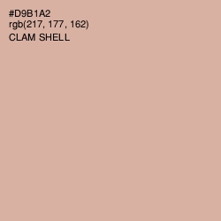 #D9B1A2 - Clam Shell Color Image